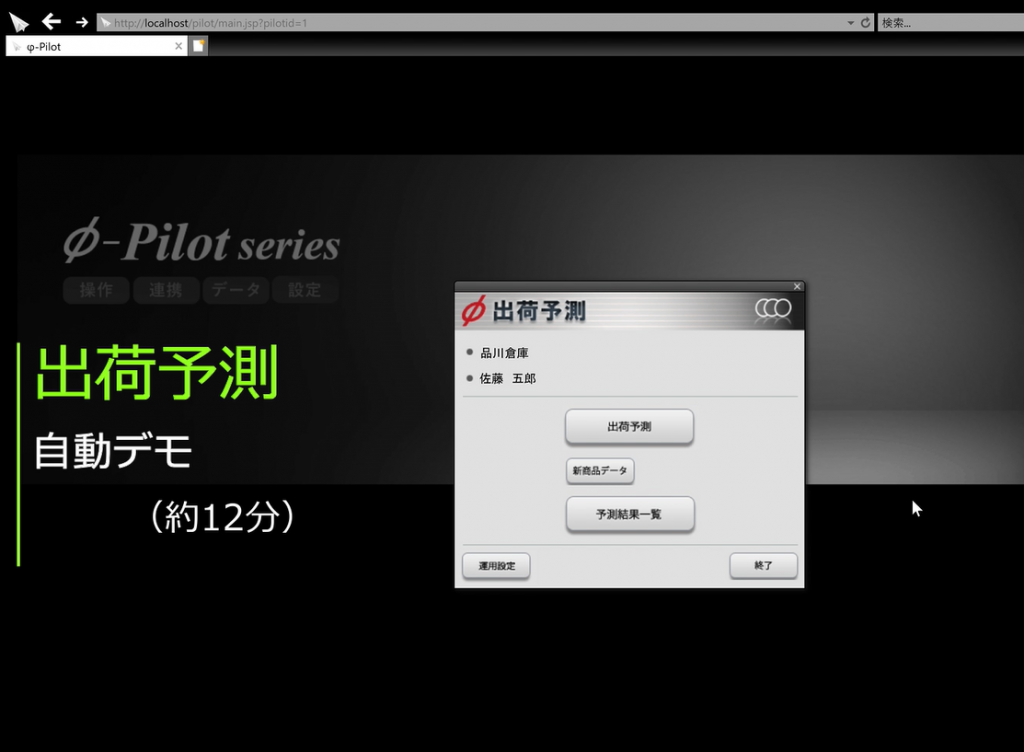 サムネイル・出荷予測